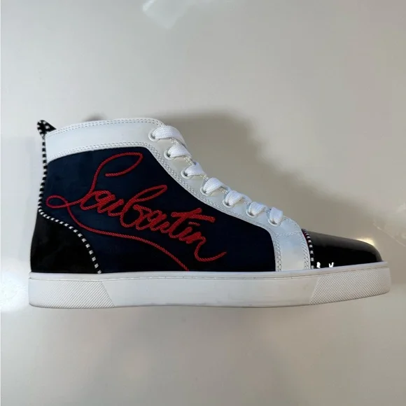 Christian Louboutin Multicolor High-Top Sneakers - Picture 2 of 5